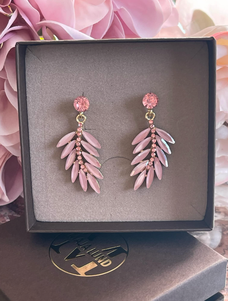 Ohrringe Feather - Rose