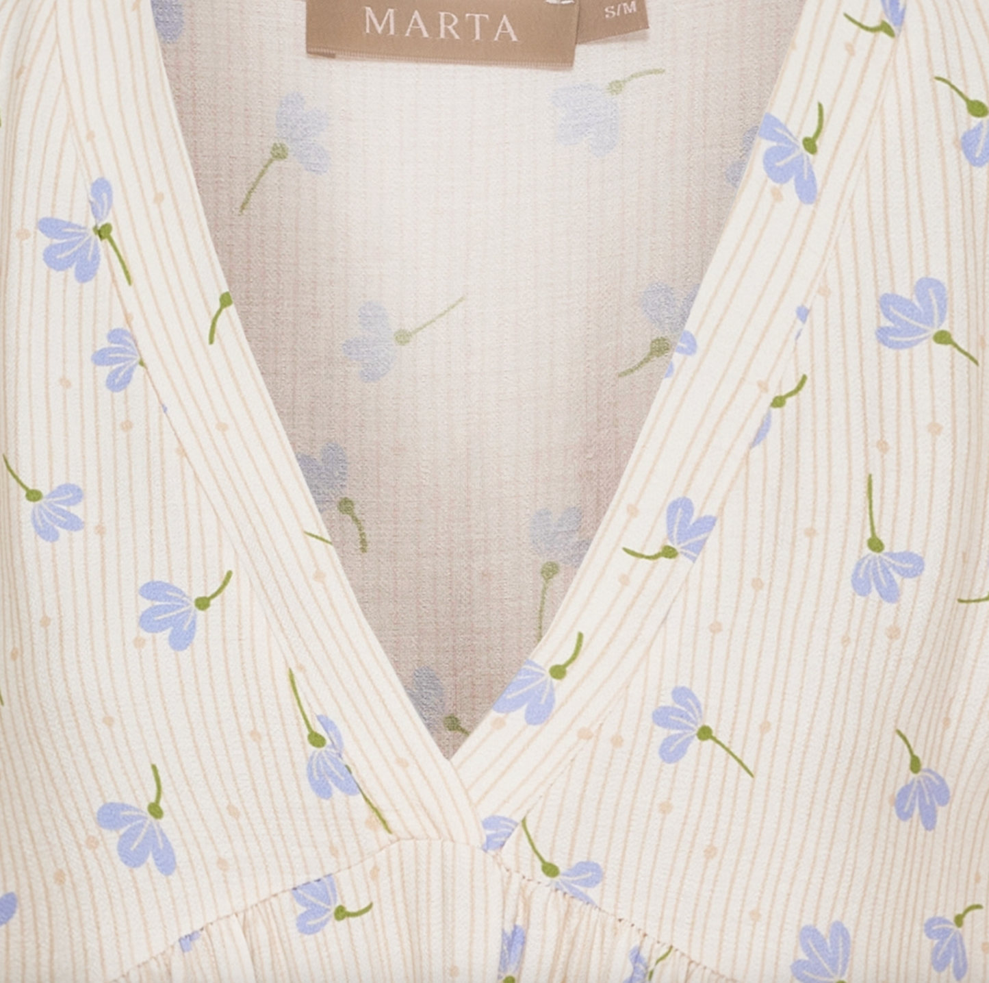 Kleid Alma - Blue flower