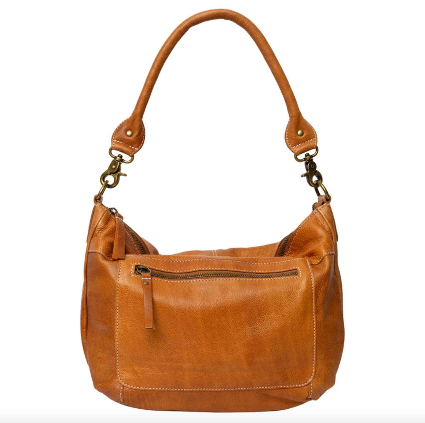 Schultertasche Naomi Small - Cognac