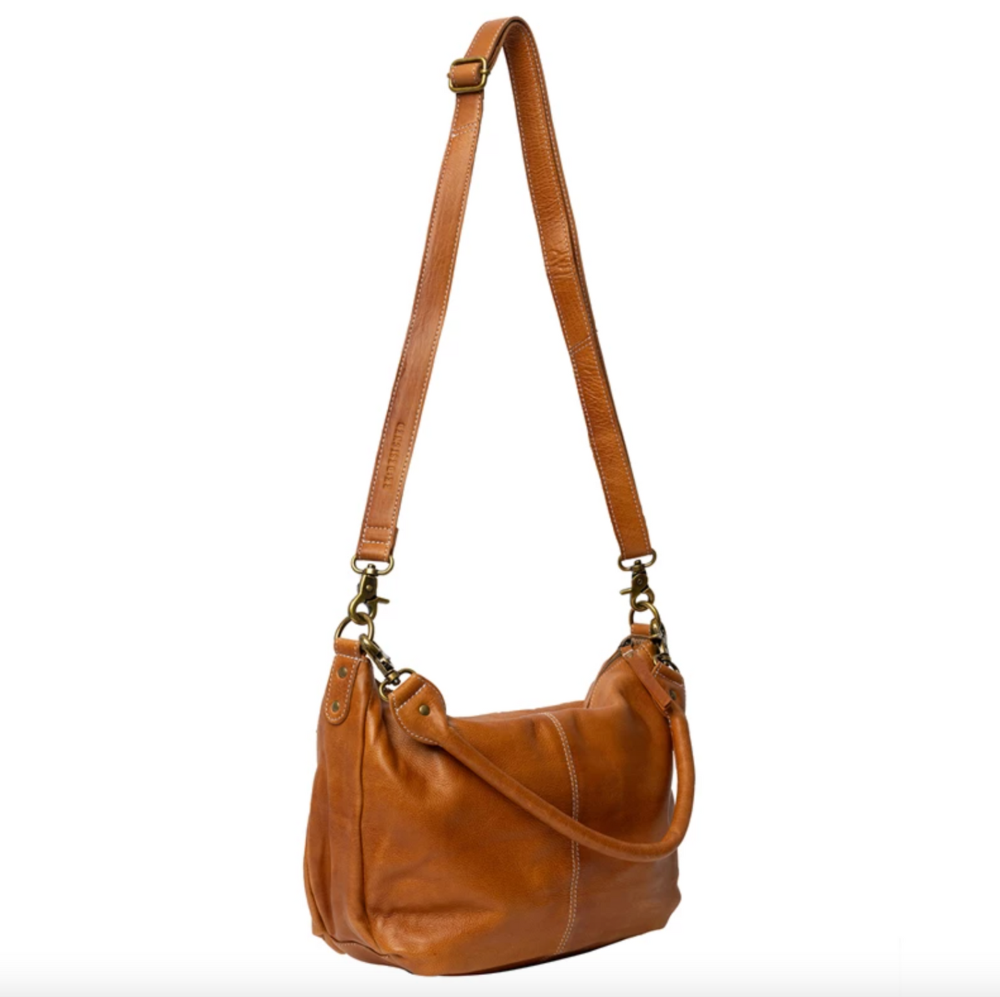 Schultertasche Naomi Small - Cognac