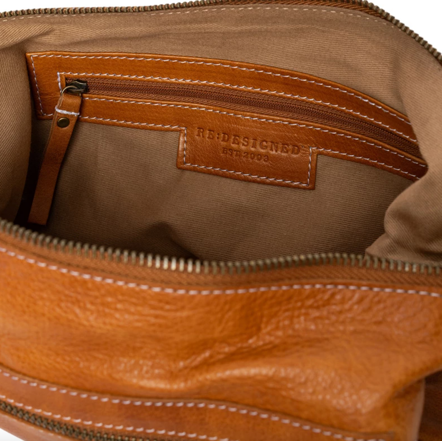 Schultertasche Naomi Small - Cognac