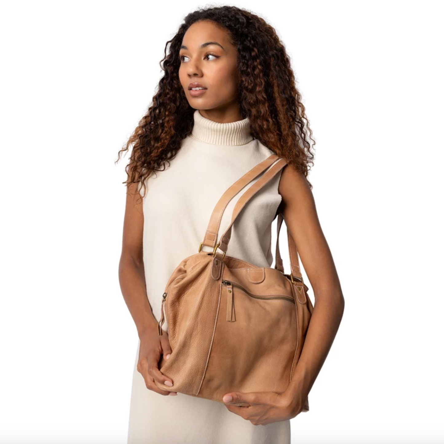 Tasche Naomi Taupe