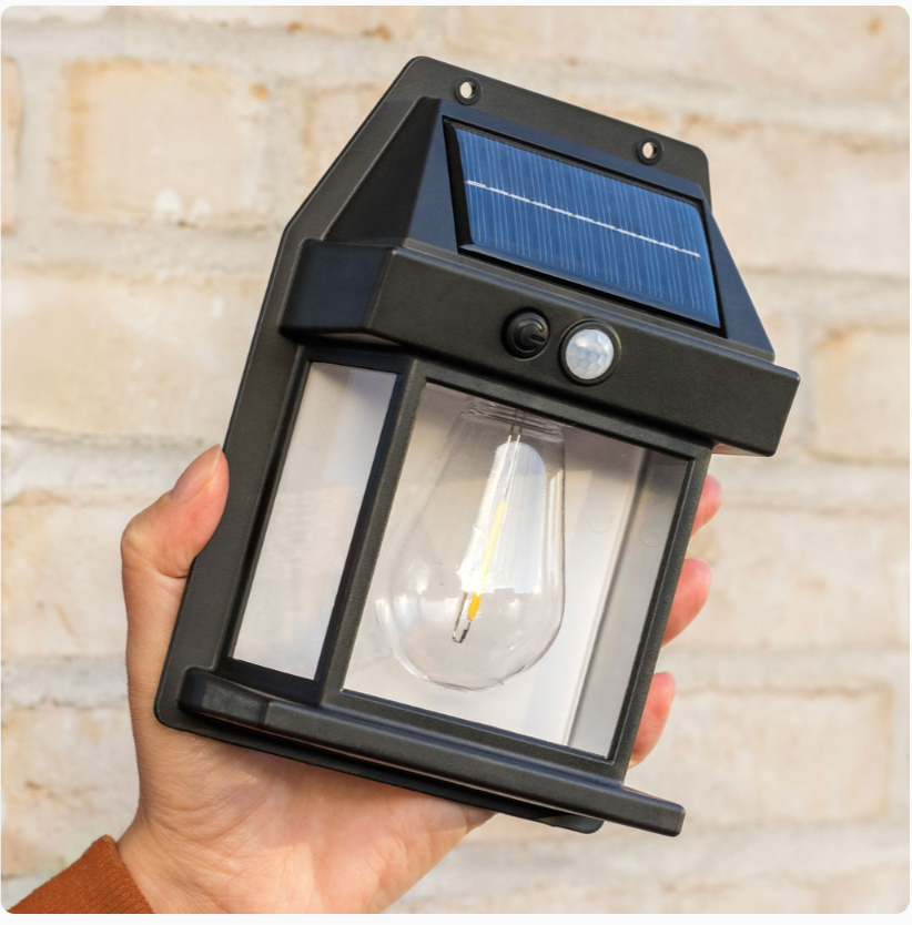 Solar-Außenlampe zur Wandmontage - mit Sensor