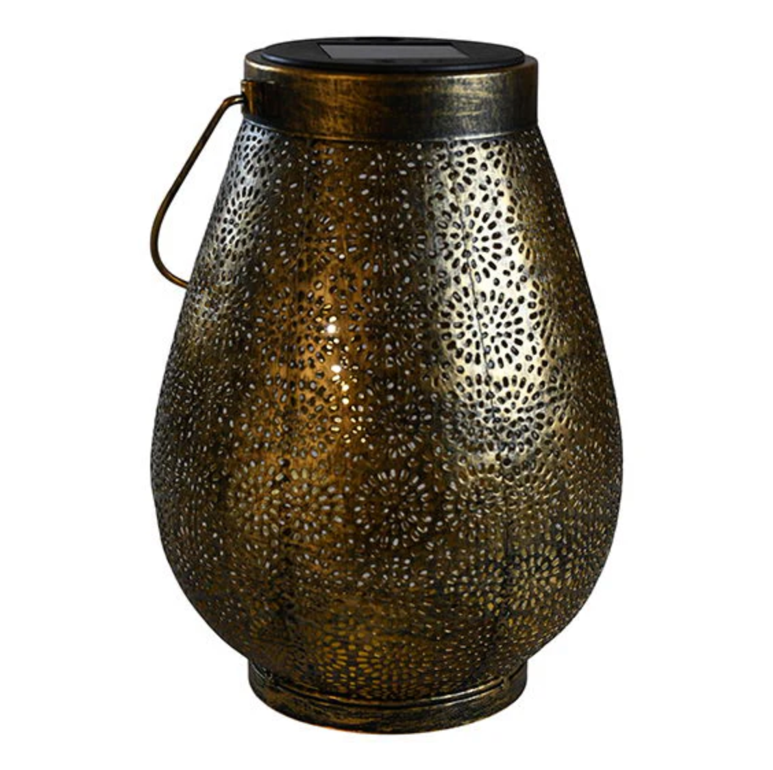 Laterne mit Solarzellen - GOLDEN