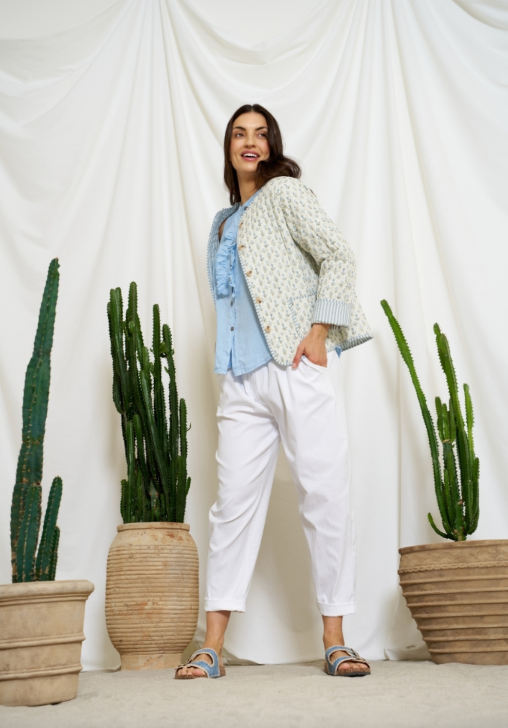 Jacke Quilt - Blau