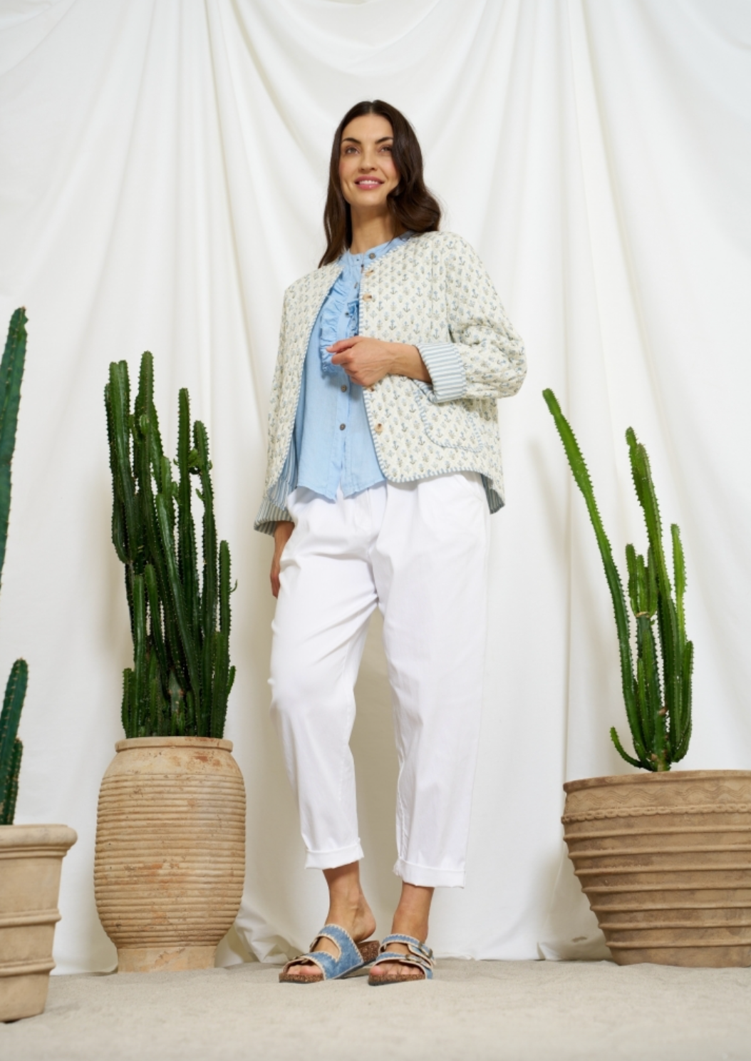 Jacke Quilt - Blau