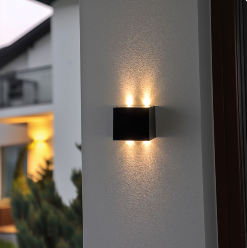 Cube Up-and-Down Solar-Lampe – 2er-Set