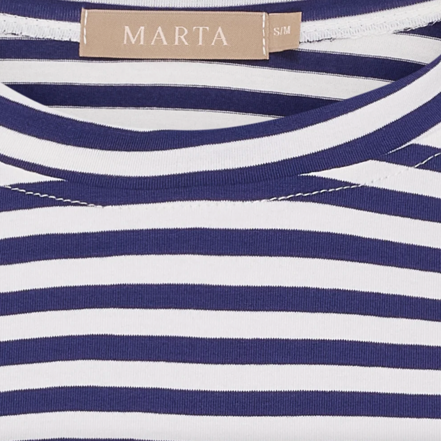T-shirt Navy strib