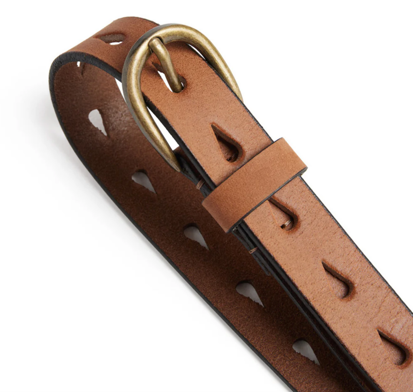 Jeans-Gürtel - Cognac