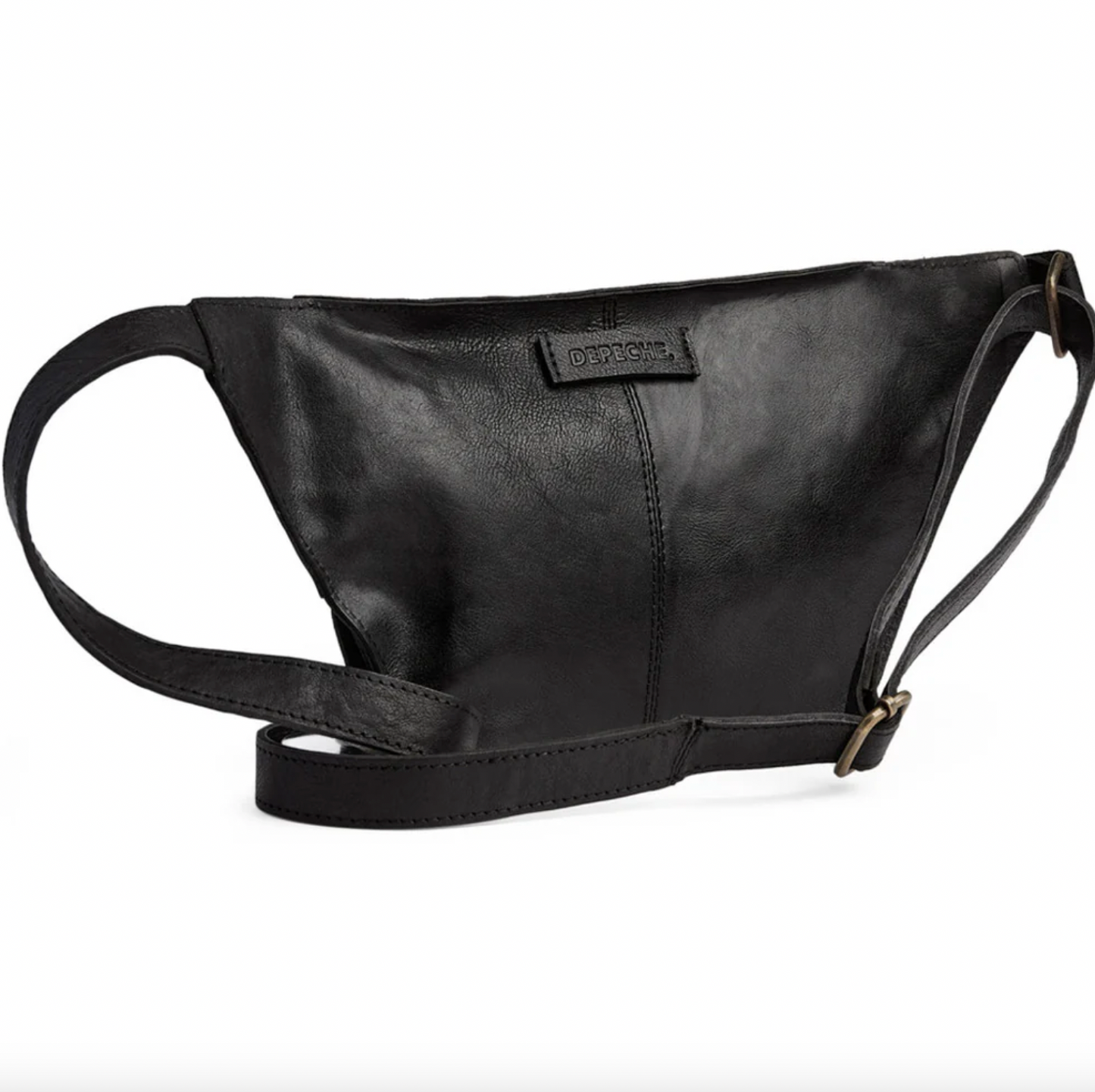 Gürteltasche mit Nieten - Schwarz