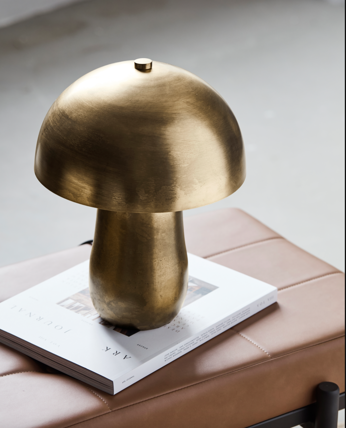 Tischlampe Messingfinish