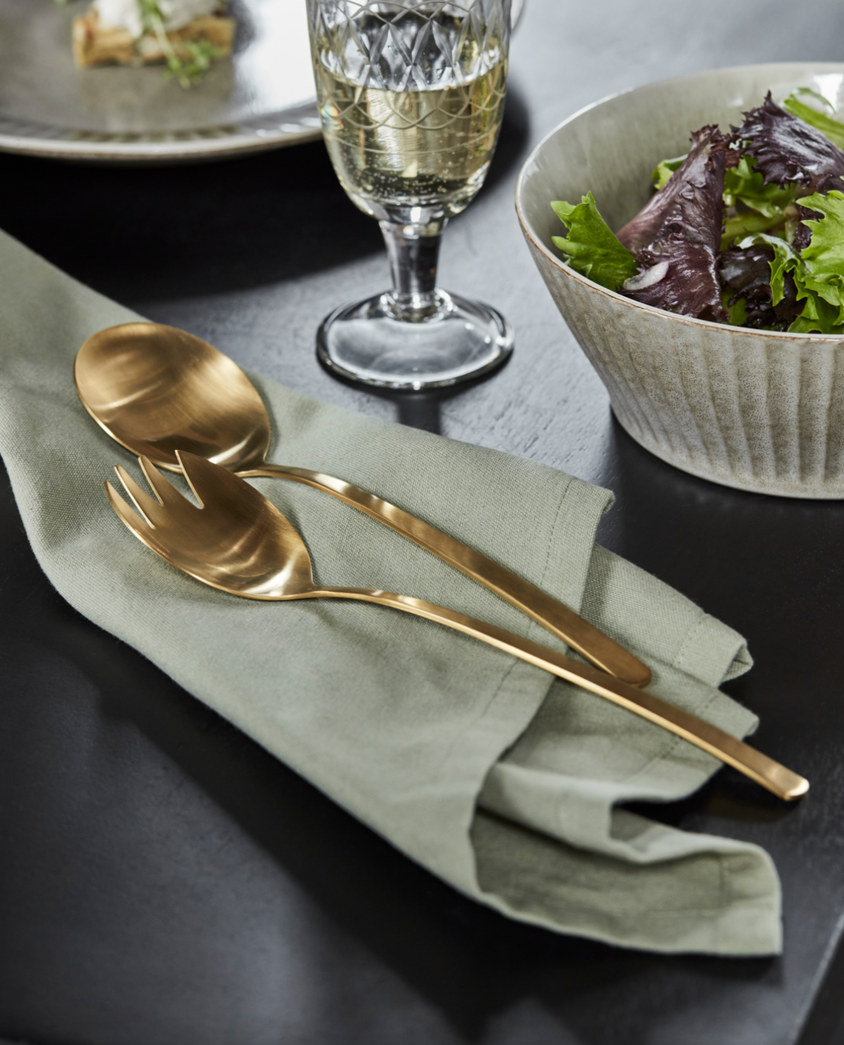 Salatbesteck Edelstahl