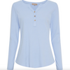 Bluse mit Knöpfen - Sky blue