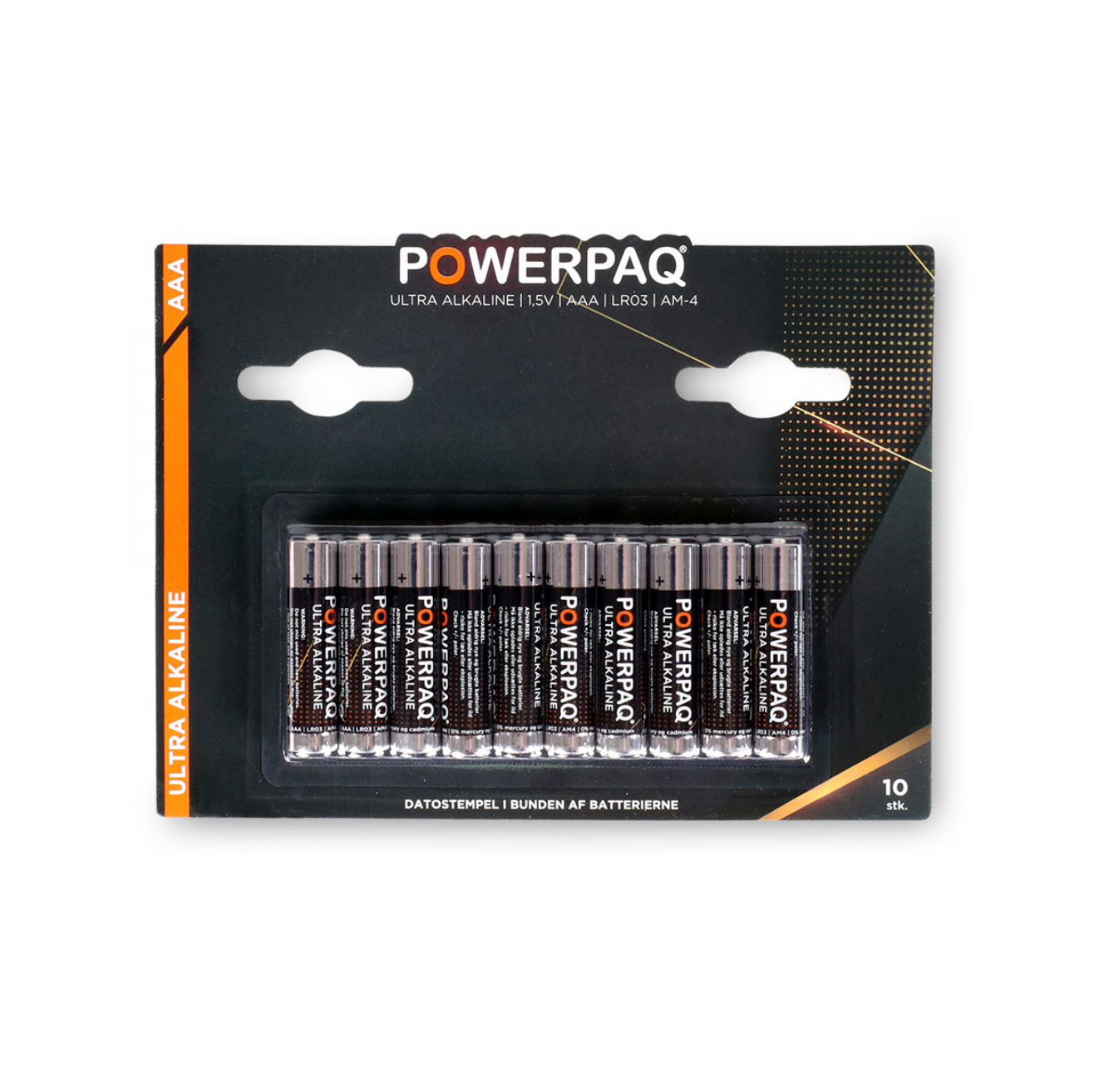 Batterien Powerpaq - AAA-Pack mit 10 Stk.