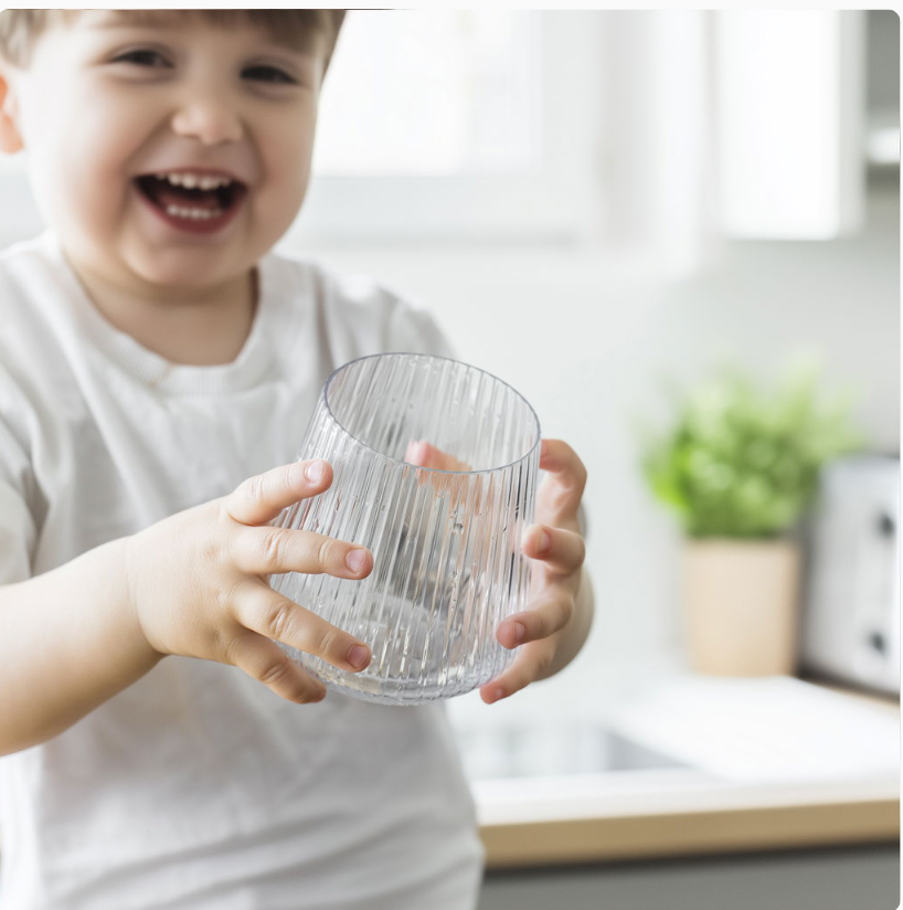 Stilvolle Plastikgläser für Alltag und Fest - 4 Stück