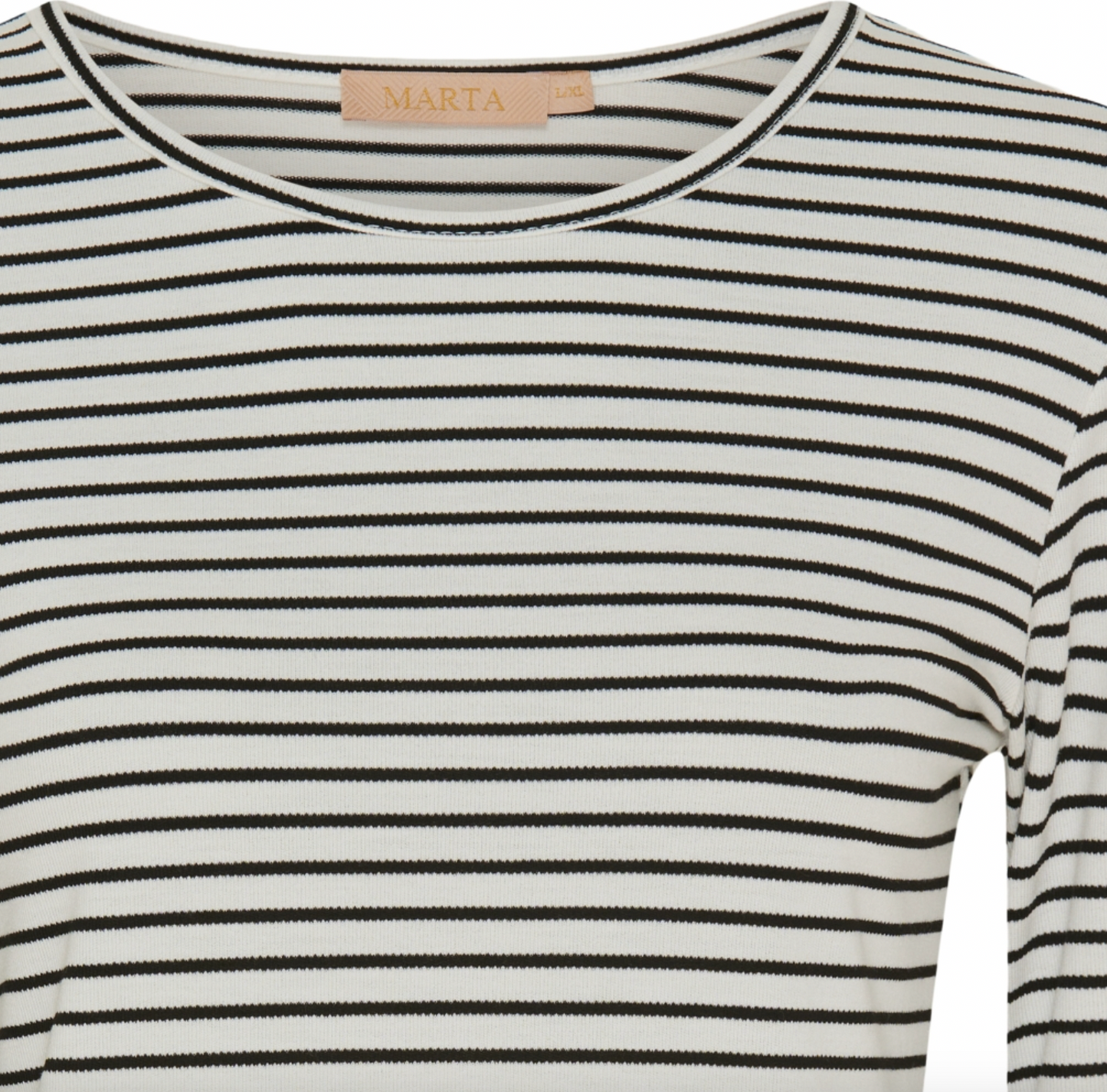 Bluse Nancy gestreift - Schwarz / Weiß