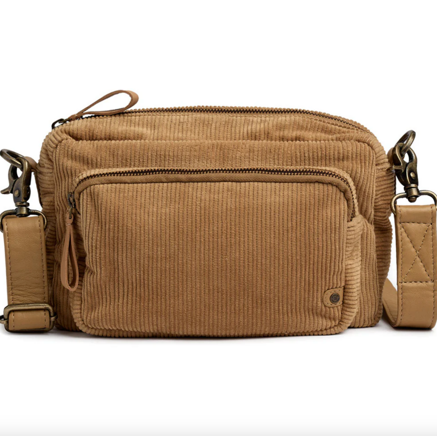 Crossbody Tan Samt