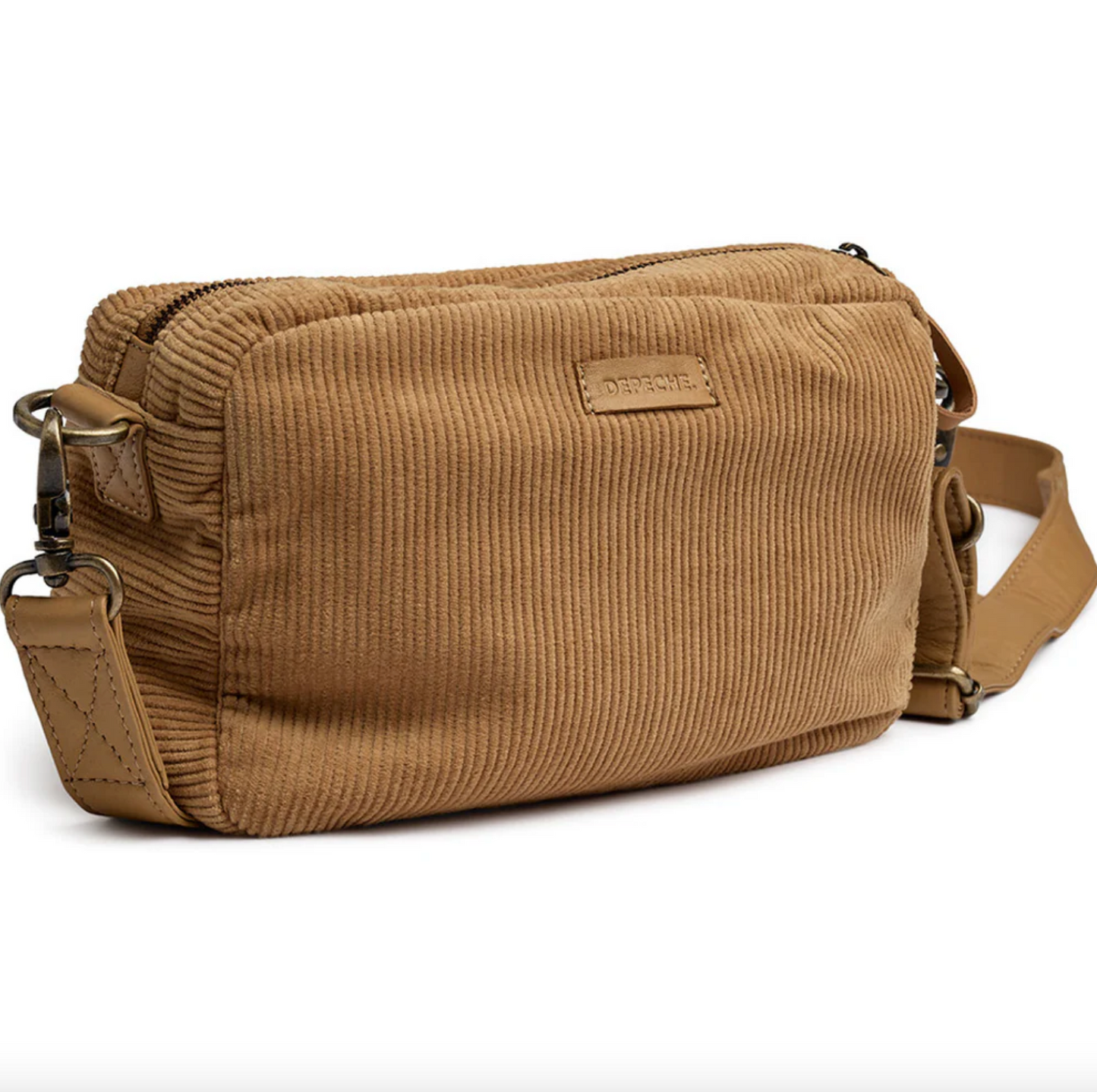 Crossbody Tan Samt
