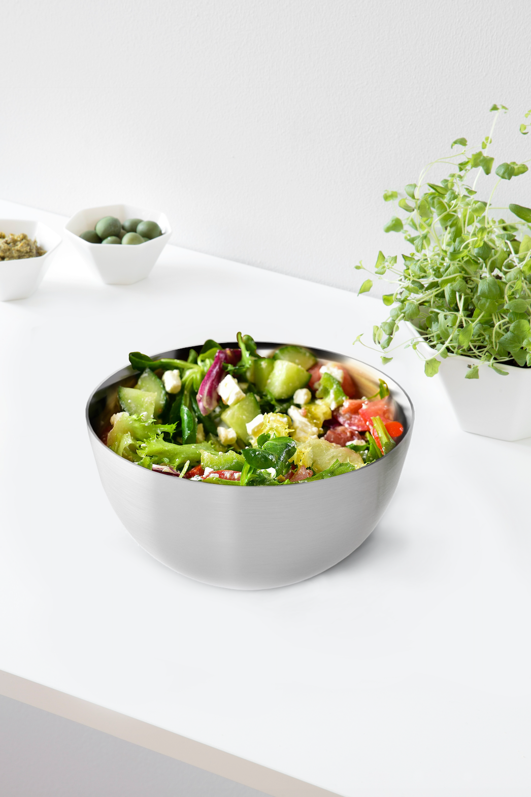 Salatschüssel - Edelstahl