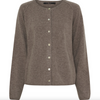 Cardigan Cashmere - Braun Melange