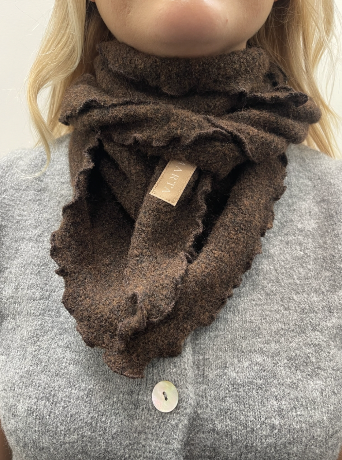 Schal Agnete brown
