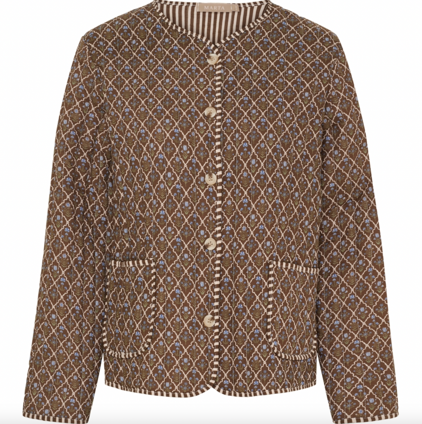 Jacke Quilt Braun