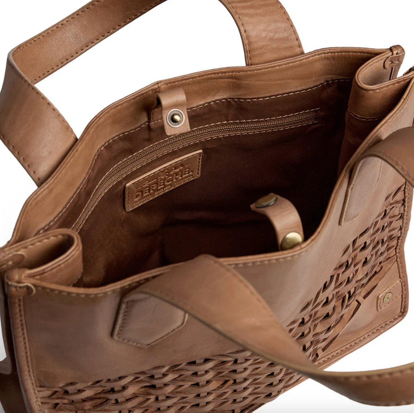 Elegante Handtasche - Camel