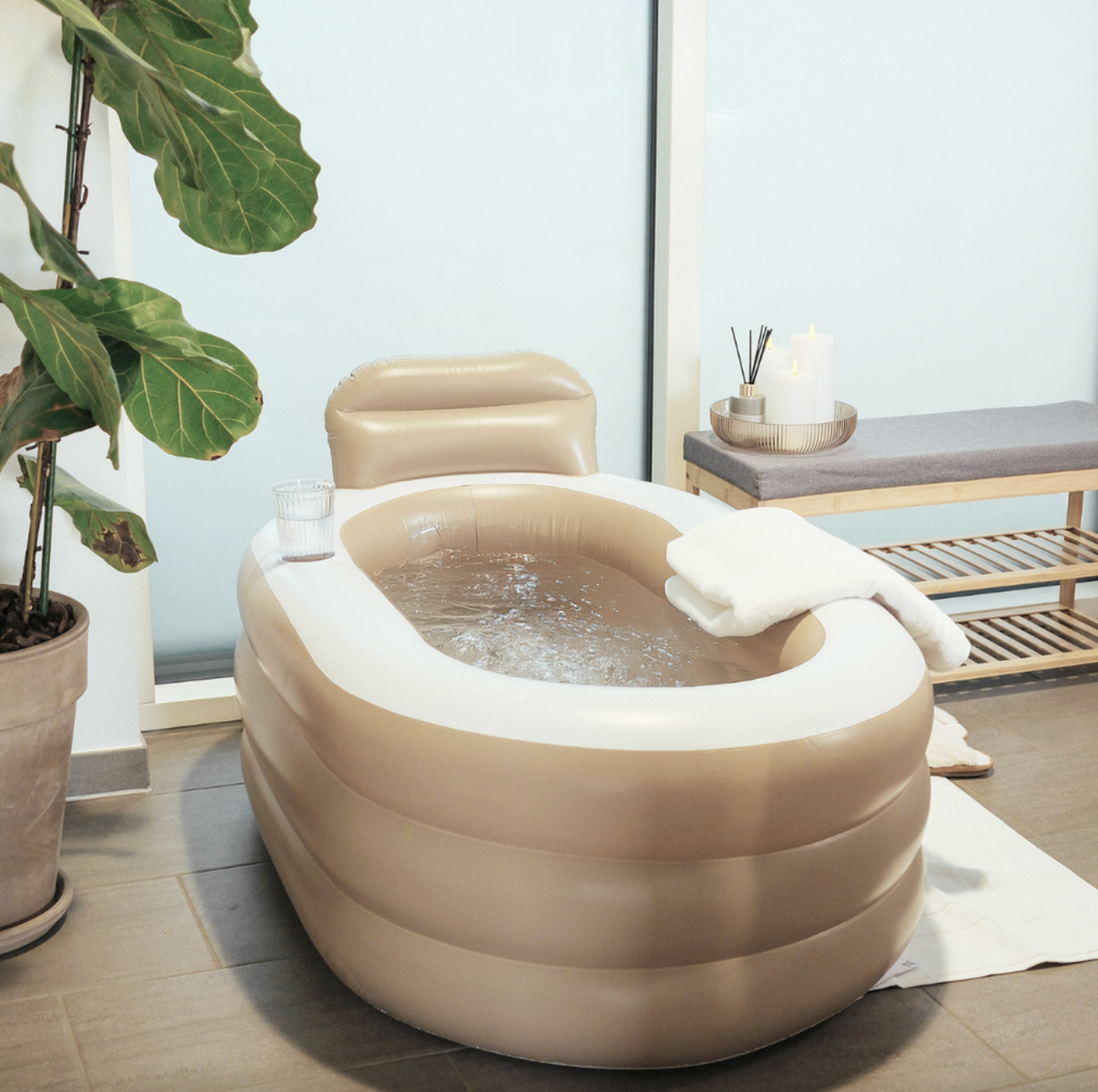 Aufblasbare Badewanne