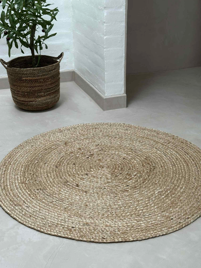 Jute-Teppich - 90cm