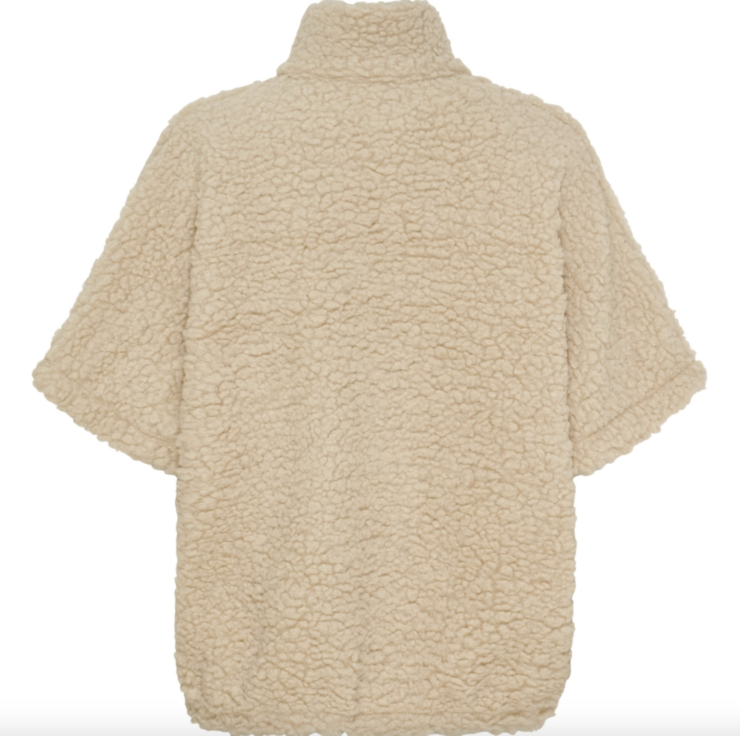 Teddy-Weste Beige