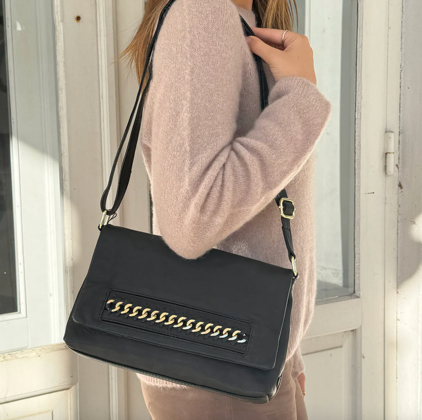 Clutch mit Goldkette - Big