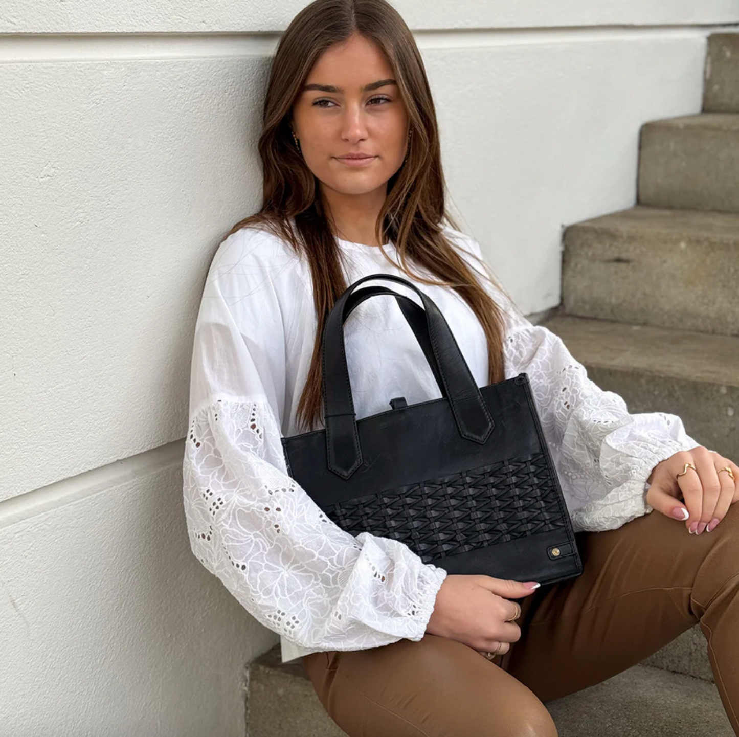 Elegante Handtasche - Black