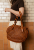 Schultertasche Minea - Cognac