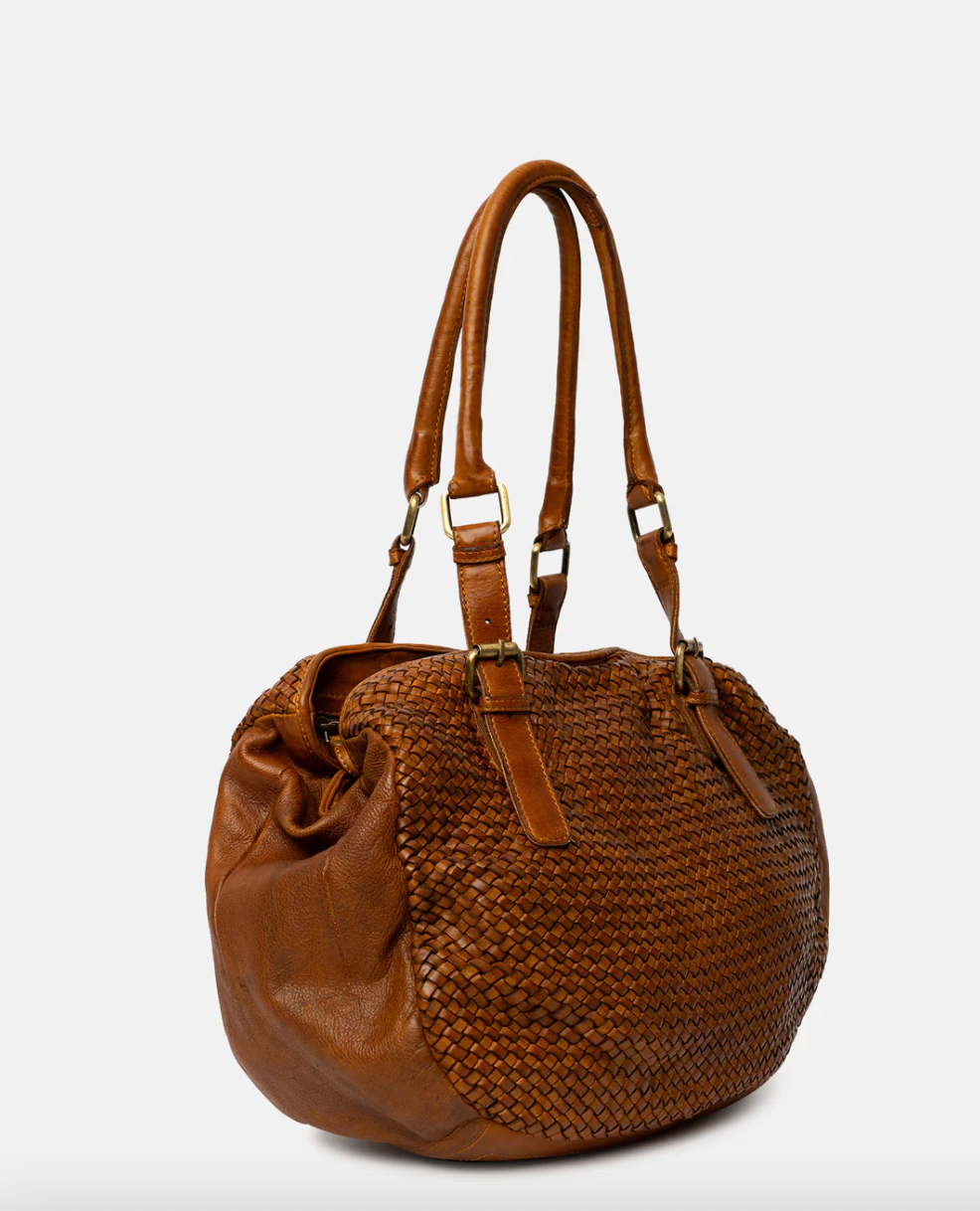 Schultertasche Minea - Cognac