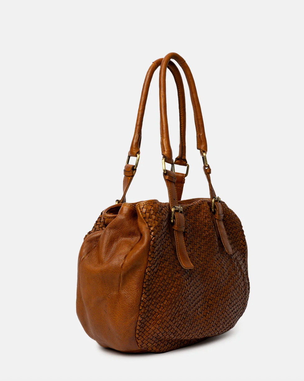 Schultertasche Minea - Cognac