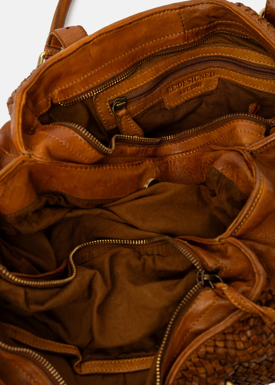 Schultertasche Minea - Cognac