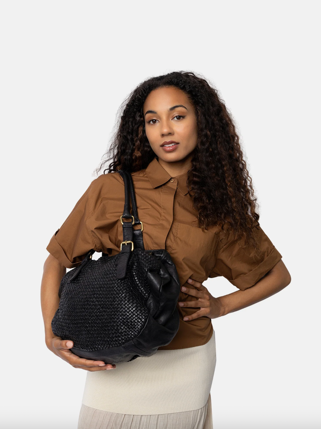 Schultertasche Minea - Black