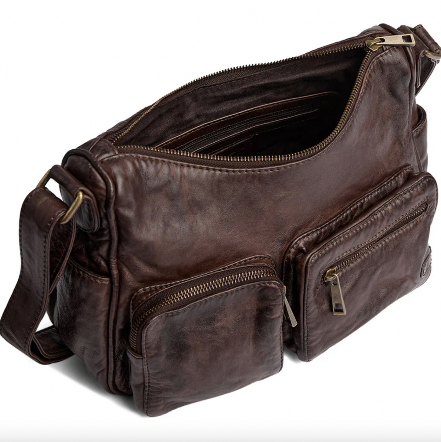Schultertasche Sienna - Winter brown