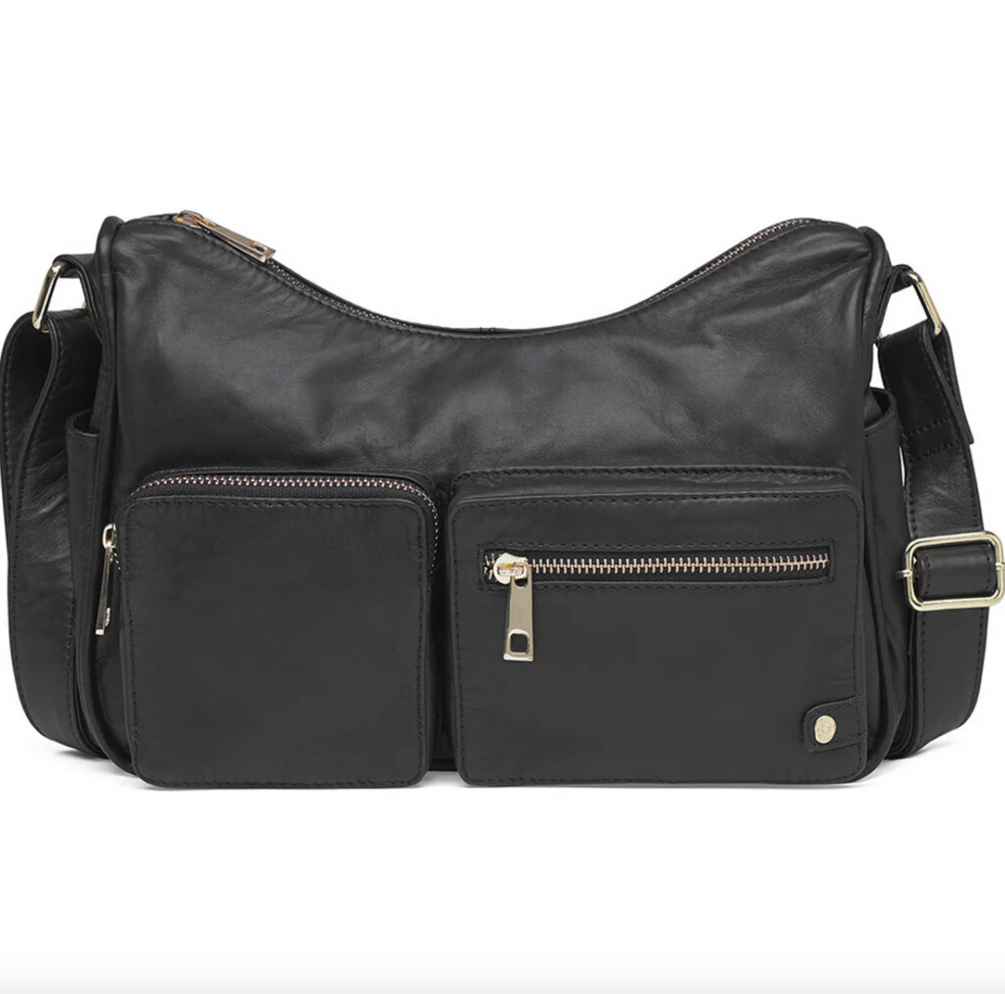 Schultertasche Sienna - Black gold