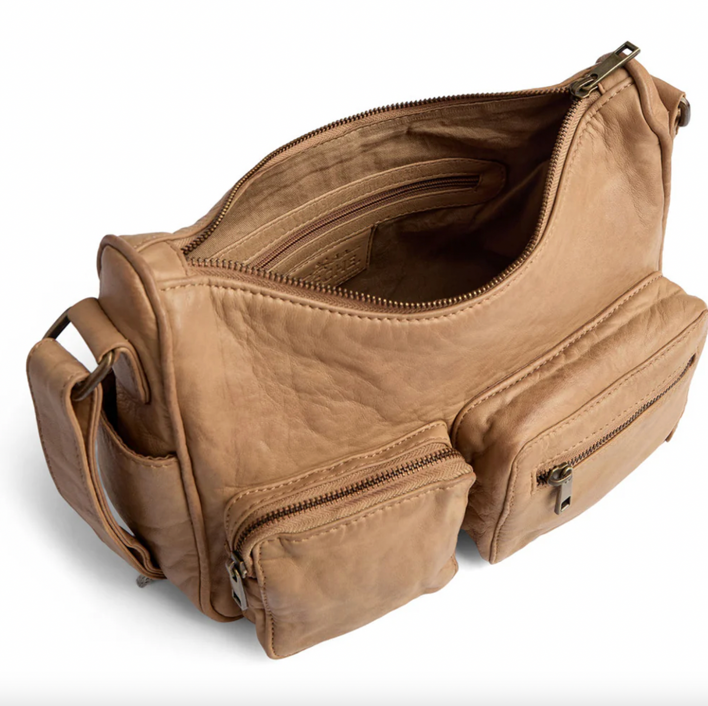 Schultertasche Sienna - Camel