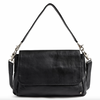 Schultertasche Mally - Black leather