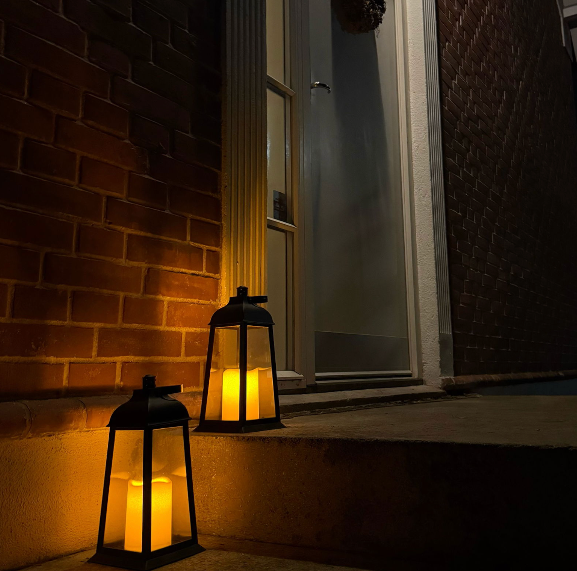Laterne mit LED-Licht