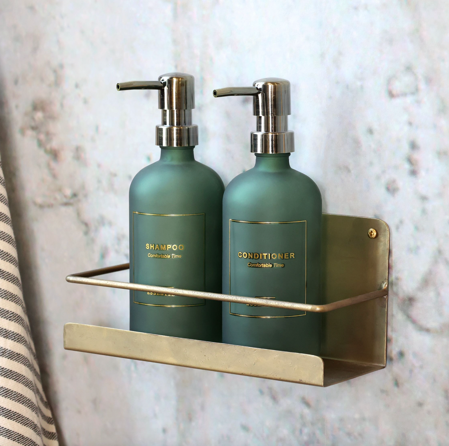 Flasche mit Pumpe - Shampoo 500 ml - Grün