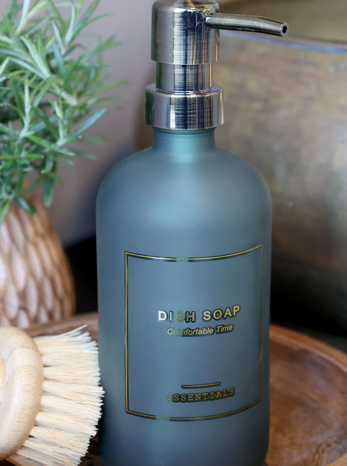 Flasche m. Pumpe - Dish Soap 500 ml - Grün