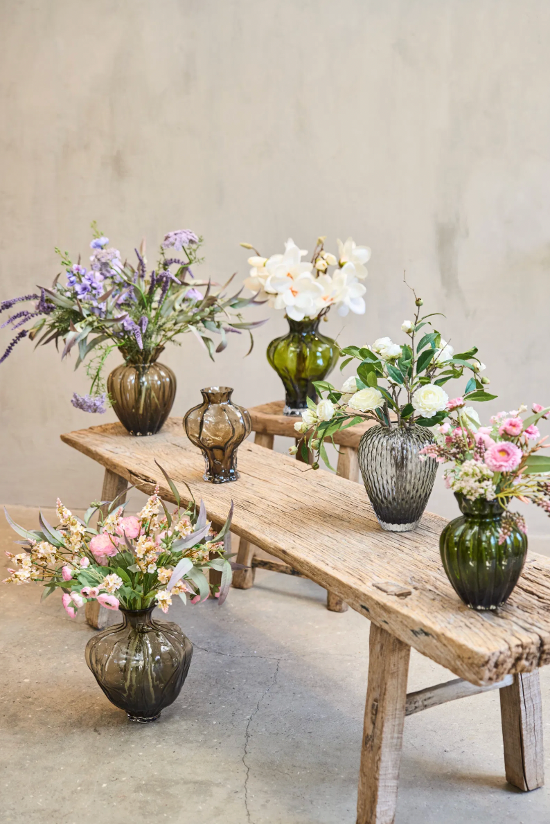 Vase Thelma big brown - Mundgeblasen