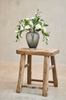 Vase mit Muster - Grau