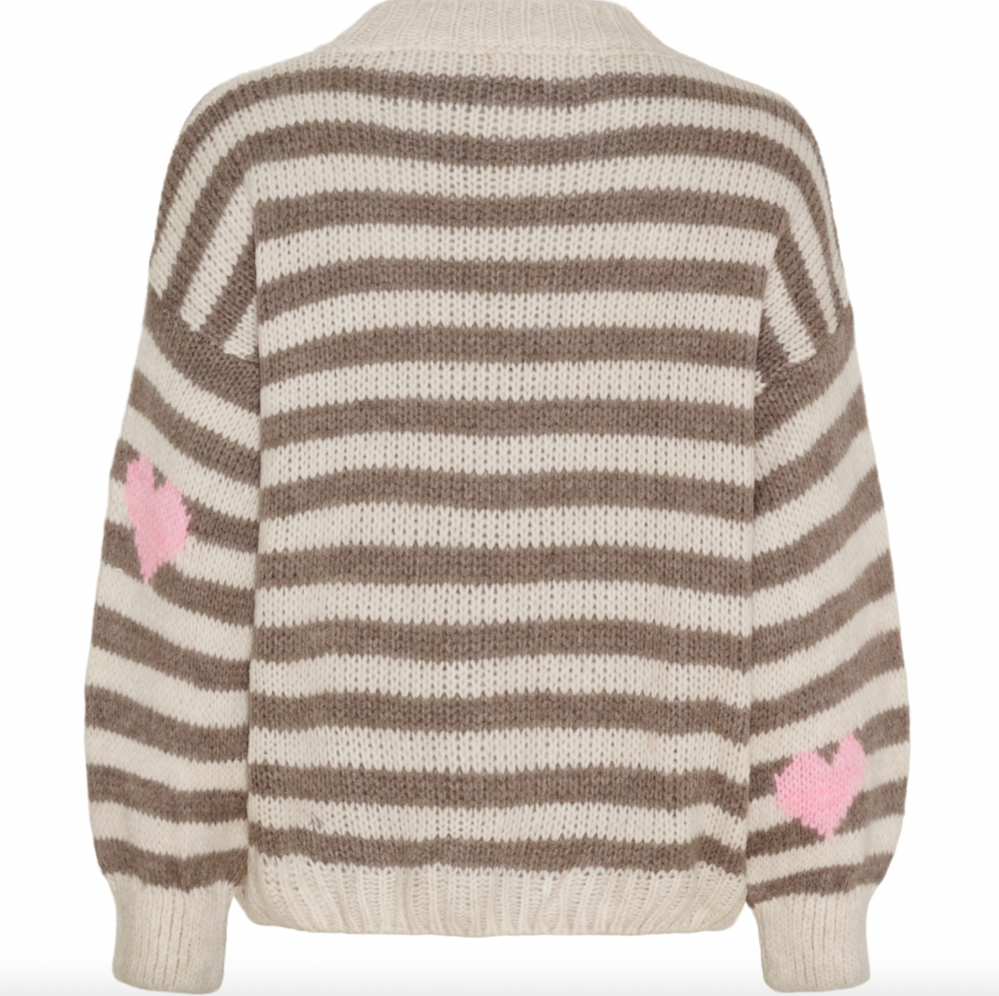 Strick - Beige Streifen
