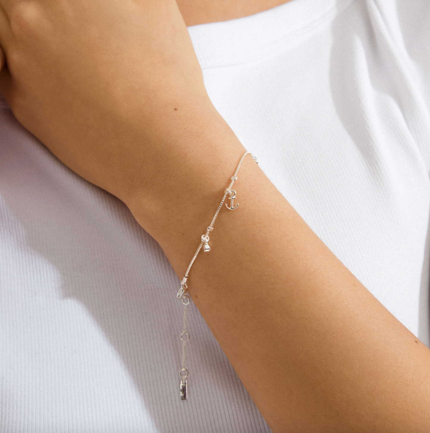 Silberplattiertes Armband