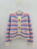 Cardigan Pastellstreifen