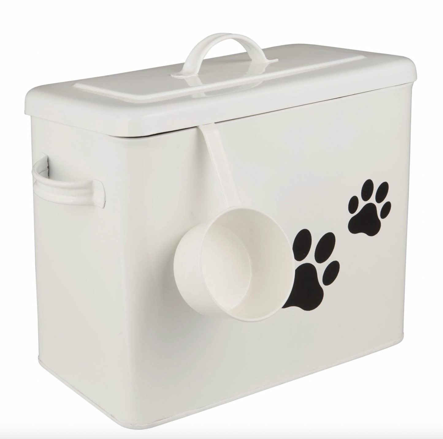 Box mit Deckel für Hundefutter und 1 Messbecher